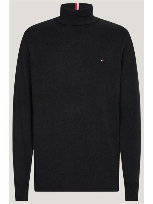 pima org ctn cashmere rol neck TOMMY HILFIGER | MW0MW28048BDS